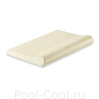 Прямой копинговый камень Carobbio Rustic с микроперфорированной поверхностью, 500x305 мм (песочный)
